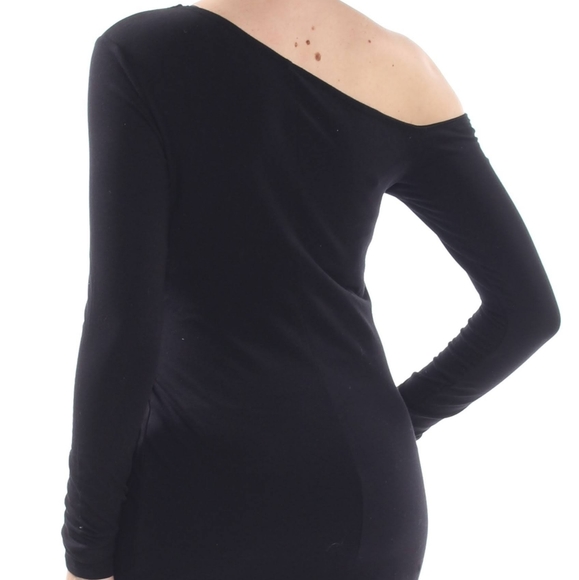 Free people little black draped dress small NWT *S - Picture 3 of 9